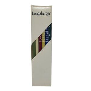 NIB Longaberger Artisan Pencil Set‎ 6-Pack Assorted Colors Original Box Unused